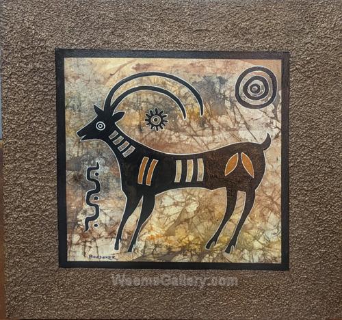 Goat (Mimbres style) by Barbara Boedeker